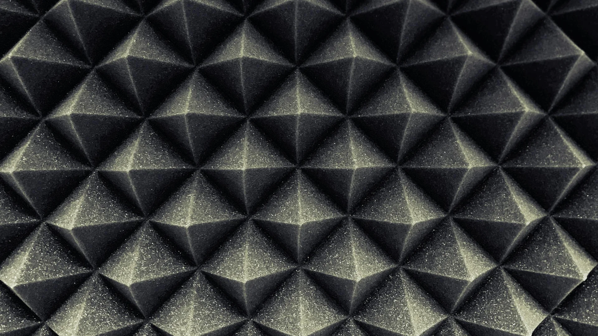 Acoustic treatment panels shaping the sound of a space.