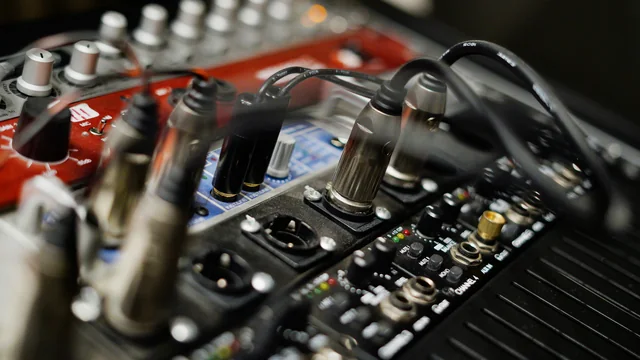 A multi-room AV and automated playback installation.