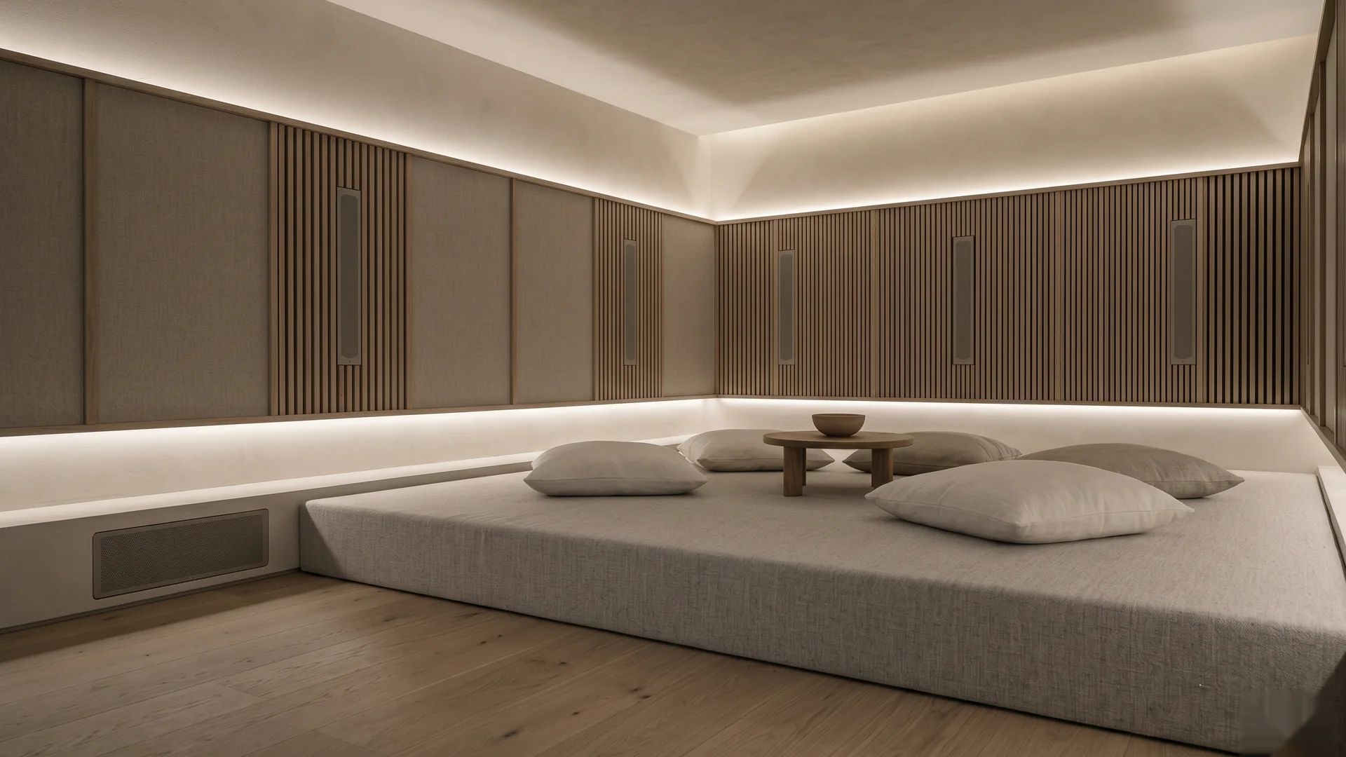 A calm therapeutic sound environment designed for wellbeing.